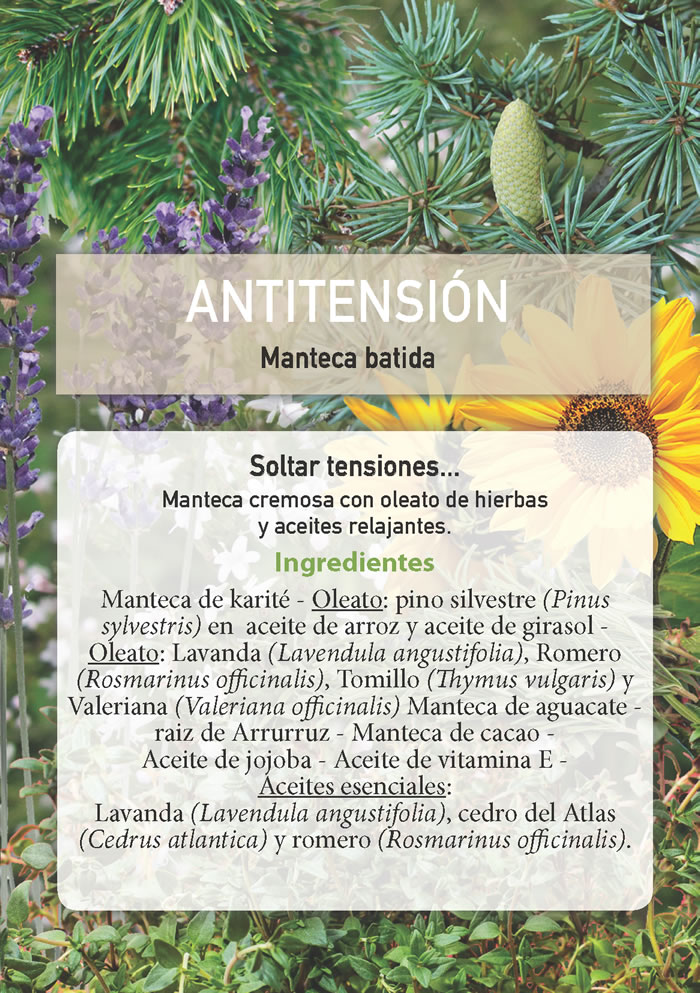 ATERRIZA - Bálsamo de masaje - Aromaterapia. 