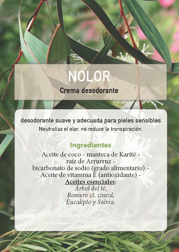 NOLOR
Crema desodorante