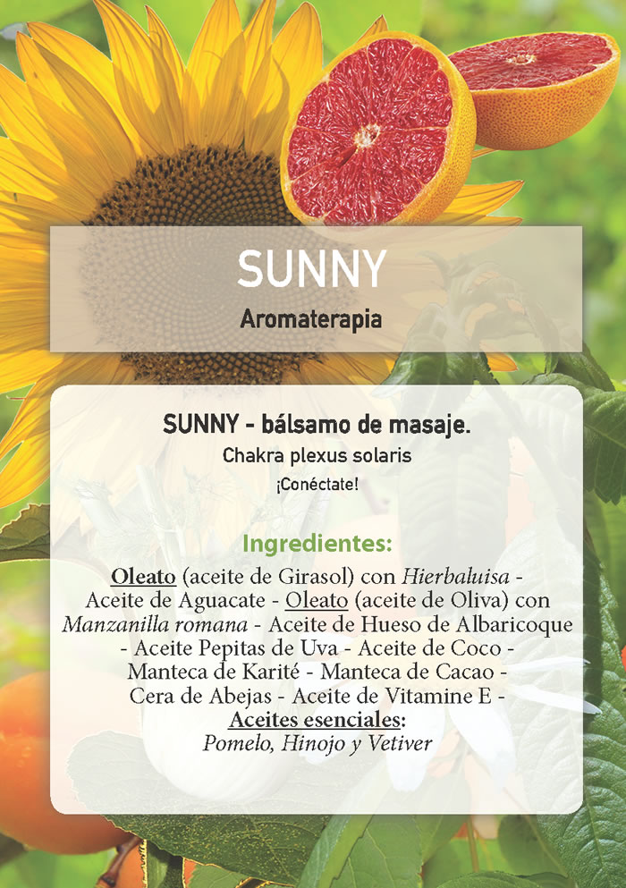 SUNNY - Aromaterapia chakra plexus solaris
